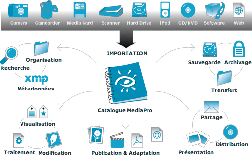 How MediaPro works - image management software